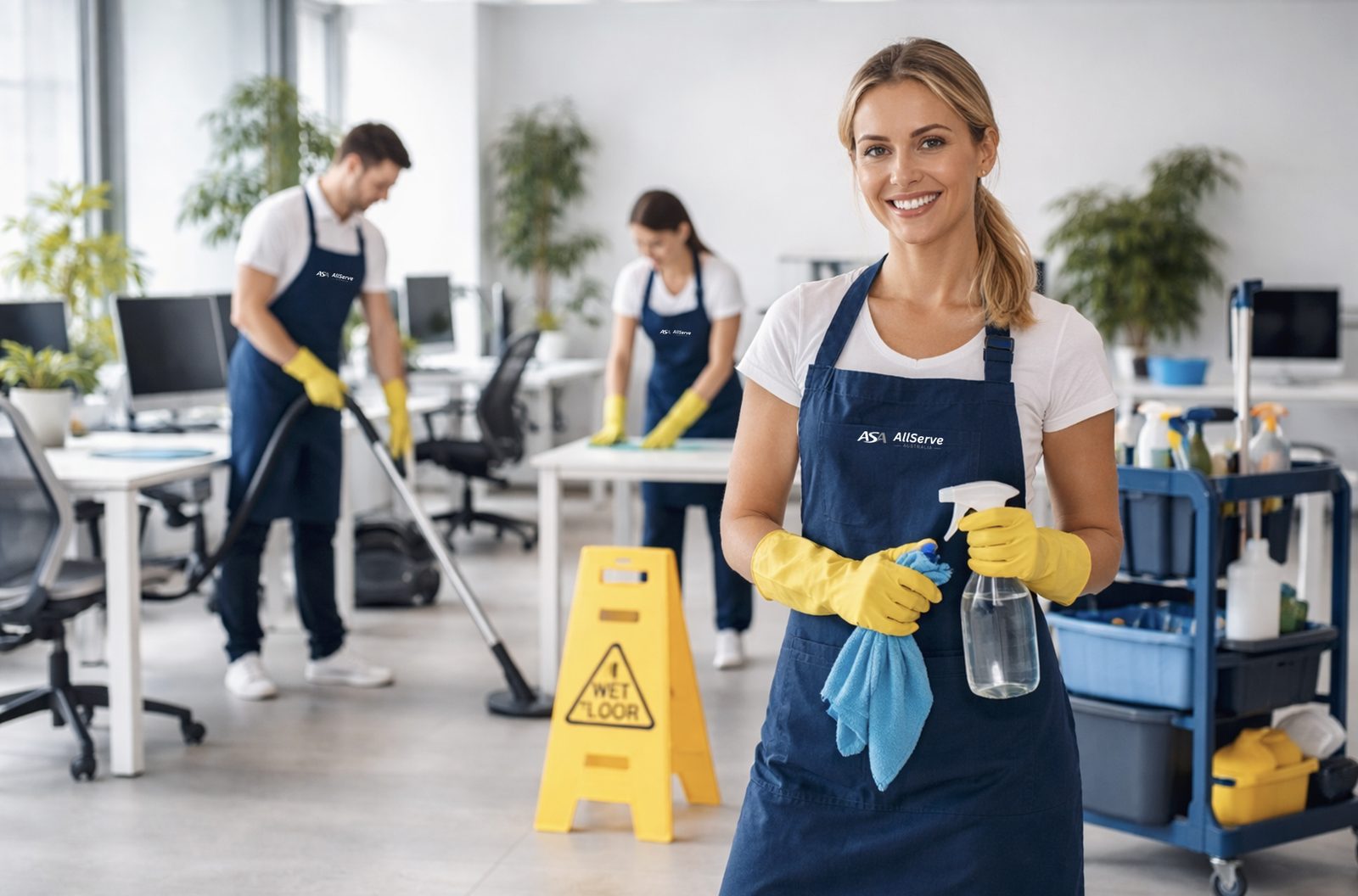 Commercial office cleaning — placeholder image